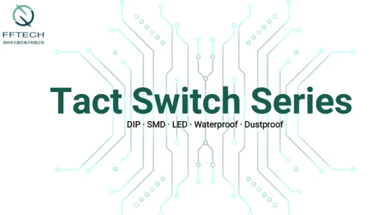 Heiße Verkäufe 6*6 12*12 SMD DIP Typ Drucktastenschalter Micro Momentary Tact Switch für digitale Produkte