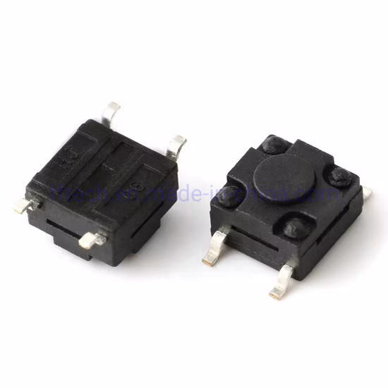 Fabrikversorgung 6*6mm 12*12mm SMD Durchgangslochtyp Wasserdichter Tastschalter Drucktaktschalter