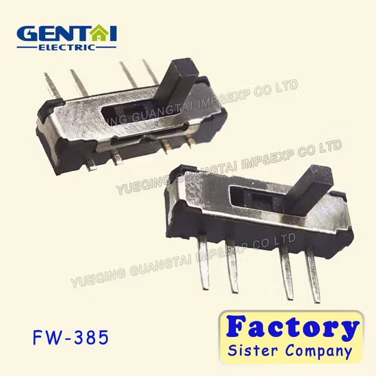 7-poliger SMD-Mini-Schiebeschalter mit weißem oder schwarzem Schaft